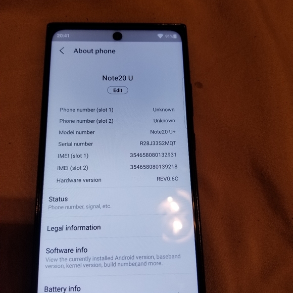 Samsung note 20 U brand new only used a few times - Picture 5 of 8